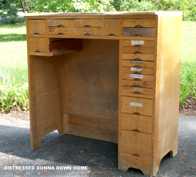 Distressed Donna Down Home Vintage Jeweler's Bench