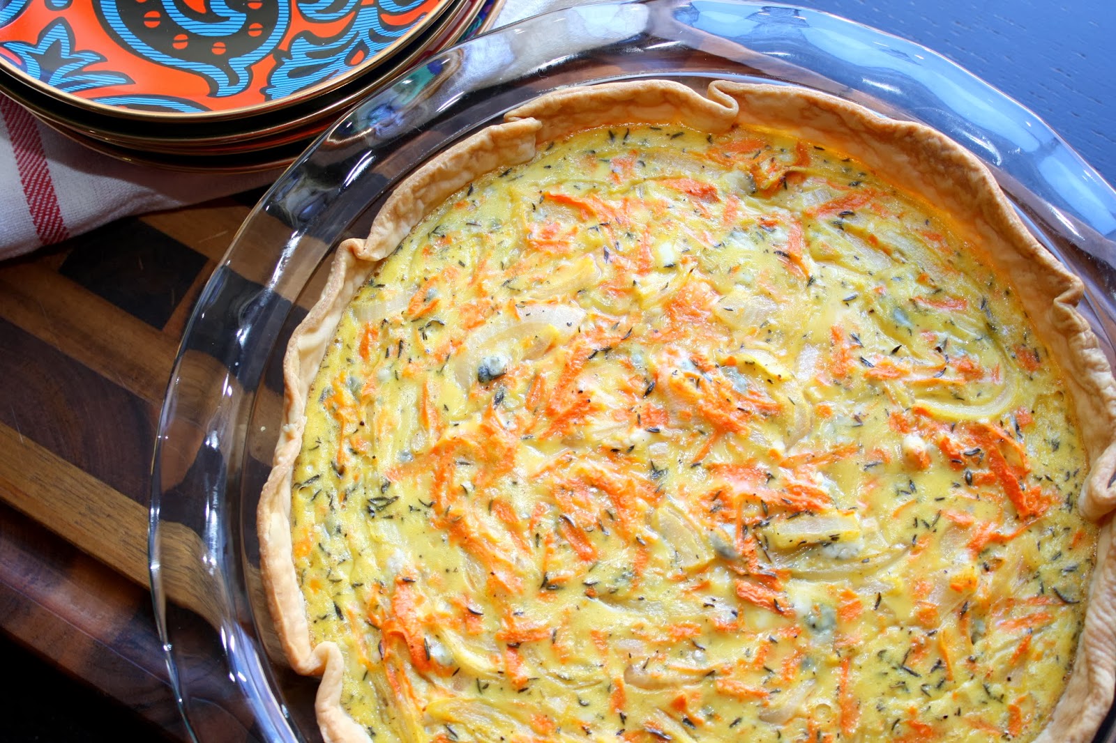 The Bitchin' Kitchin' Sweet Potato & Onion Quiche