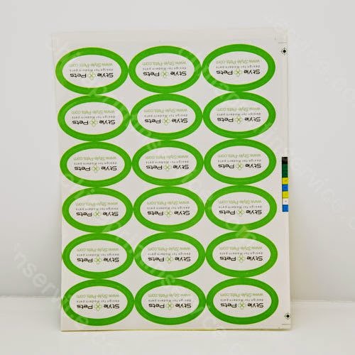 Mencetak Stiker Label Satuan Ukuran Kecil Dengan Teknik Digital