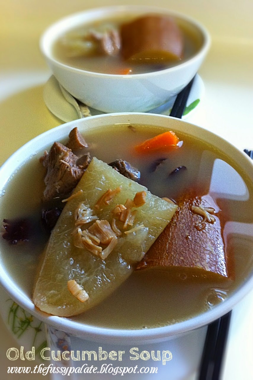 The Fussy Palate Old cucumber soup