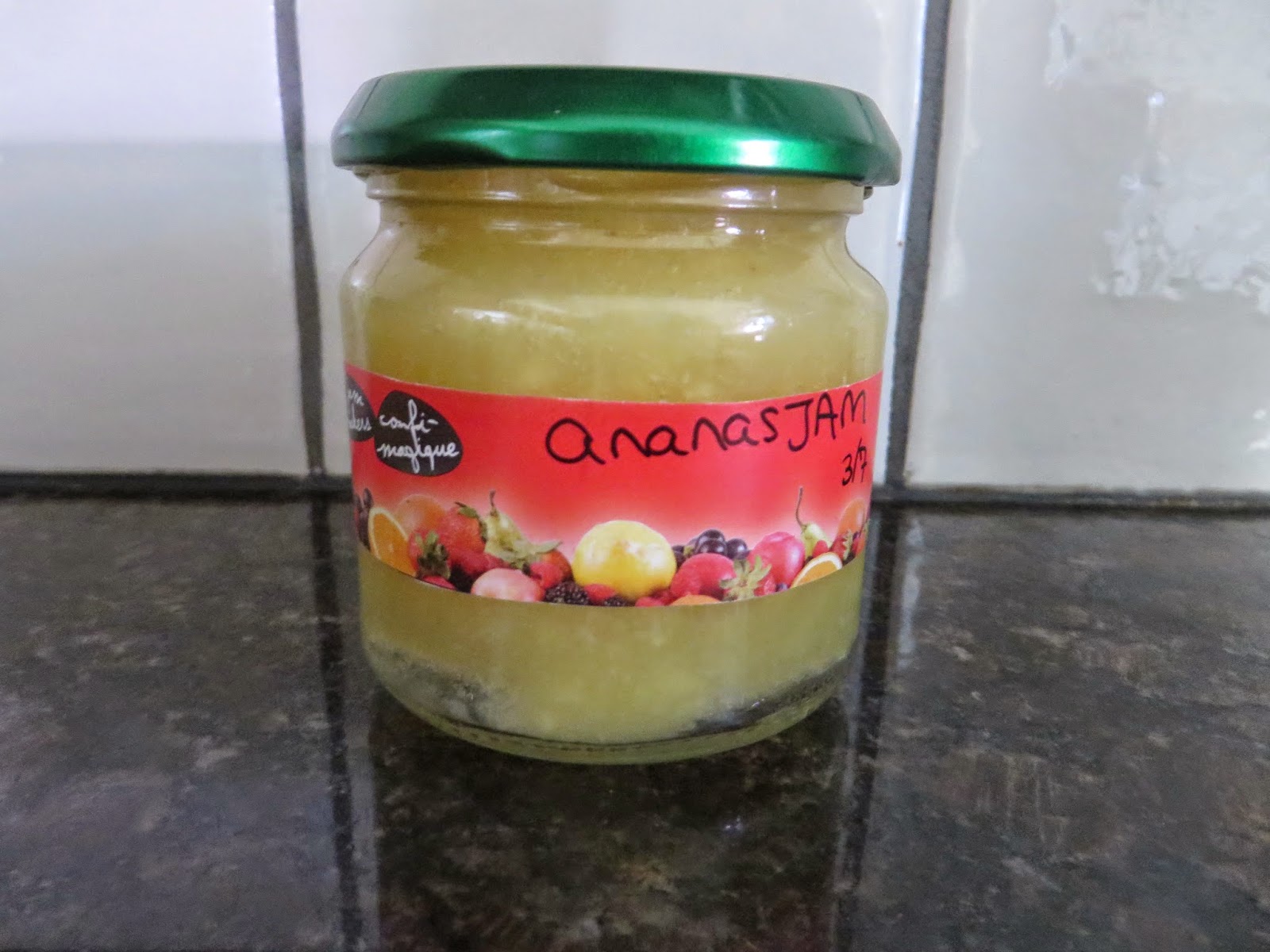 Anita's potjes en pannen Ananasjam, zonder suiker (met marmello)