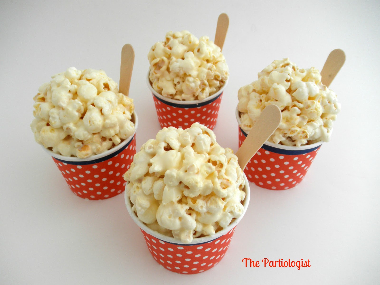 The Partiologist Popcorn Sundae Cups!