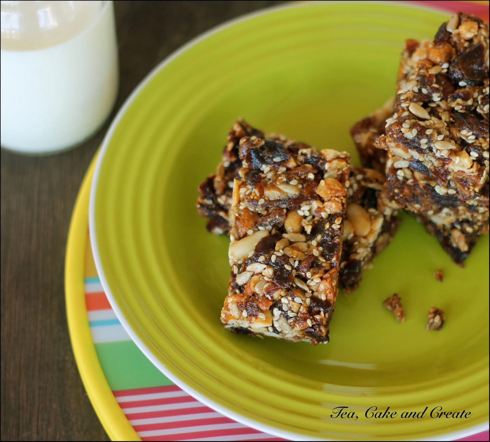 Tea, Cake & Create Homemade Fruit and Nut Bars