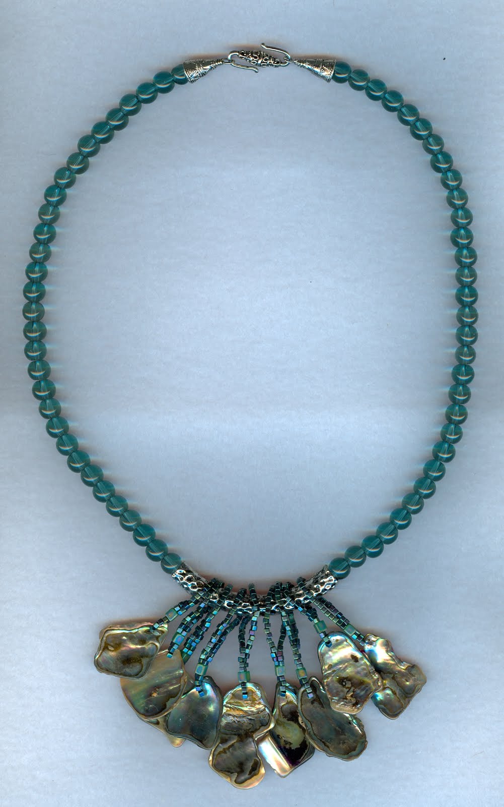 New Zealand Paua shell necklace