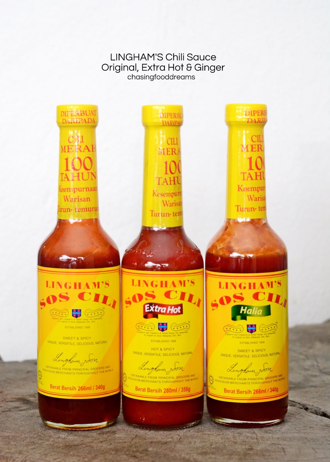 CHASING FOOD DREAMS Recipe Lingham’s Chili Sauce with Ginger Salmon