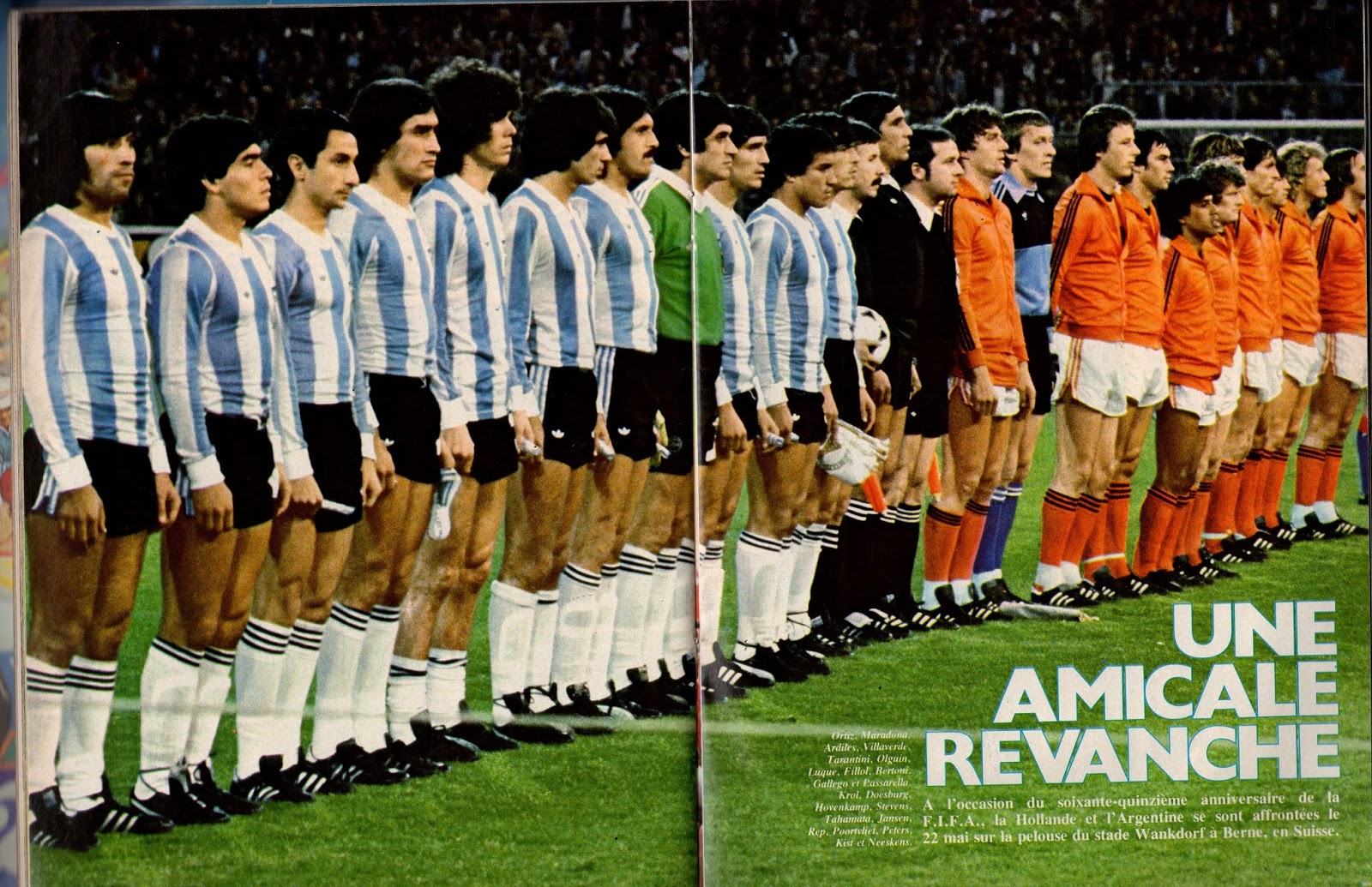 RENCONTRE UBALDO FILLOL CARTE FOOTBALL 1979 ED COUPE MONDE EQUIPES IDEALES 