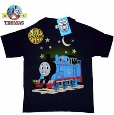 Thomas and friends glow in the dark shirts of boys Halloween Costume UV reactive paint outfit top