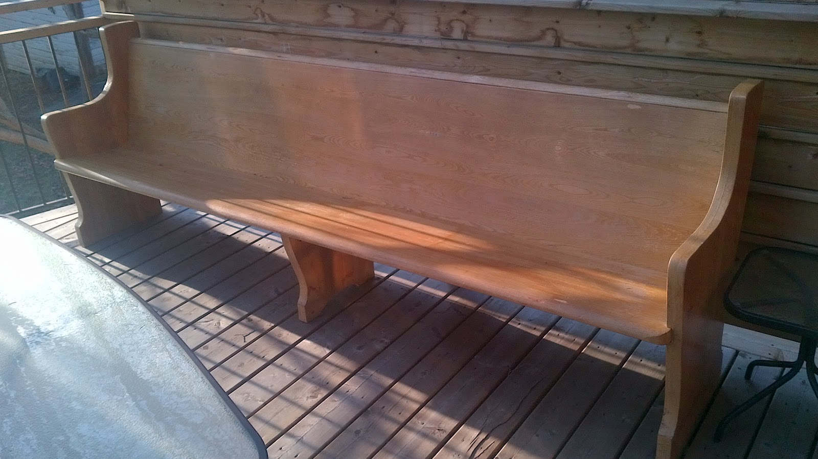 Live, Love, Laugh and RENOVATE! Repurposed Church Pew