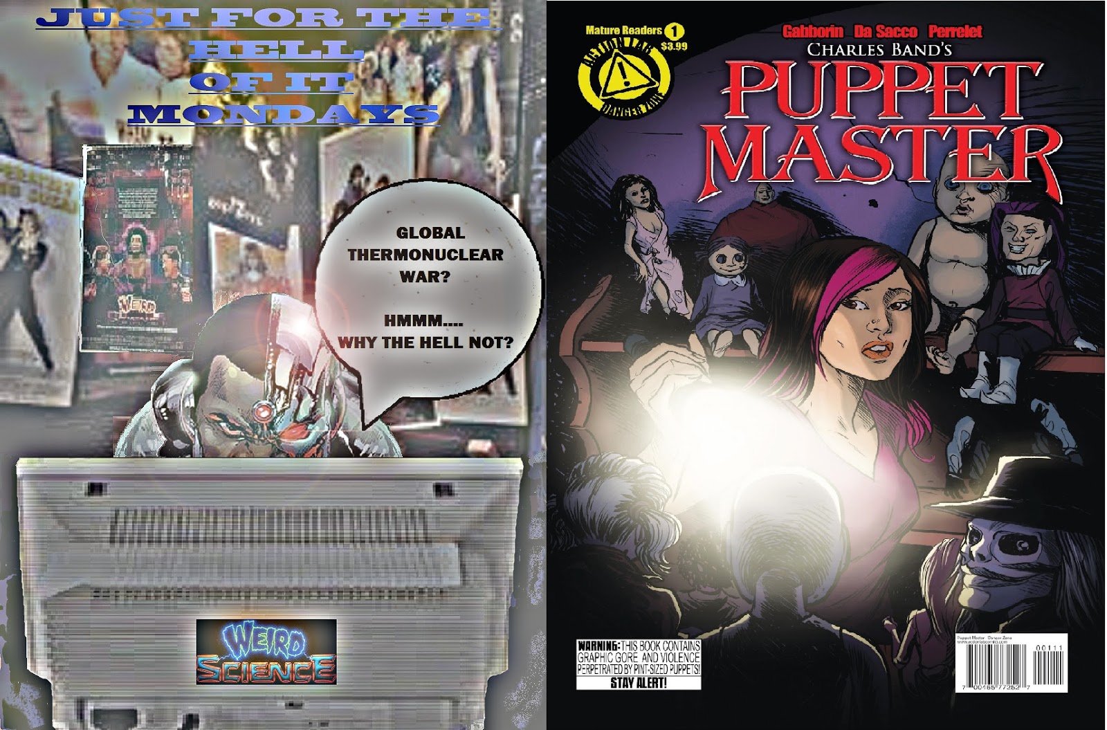 Weird Science DC Comics Puppet Master 1 Review and *SPOILERS*