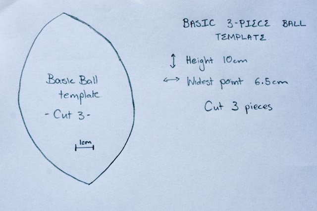 Ball Pattern Template