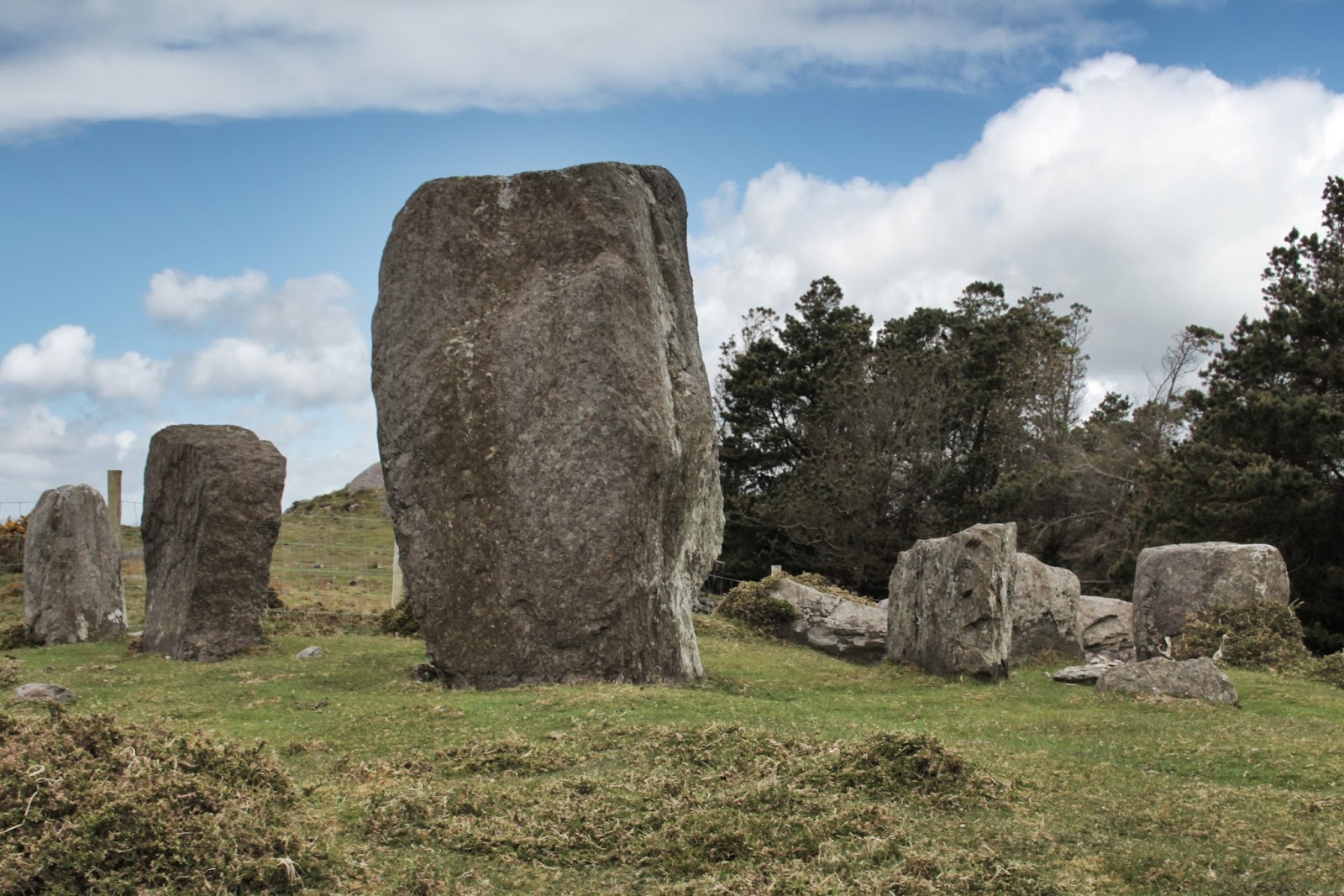 Historic Sites of Ireland Cashelkeelty Stone Circles & Stone Row.