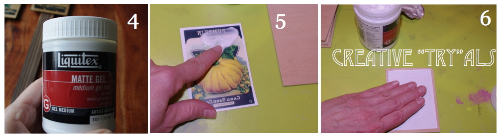 creative try als image transfer garden picks tutorial