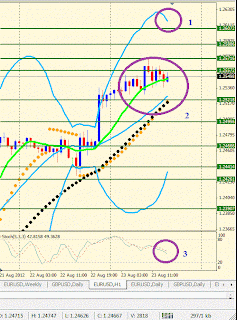 Analisis Sederhana EUR/USD timeframe H1 23 Agustus 2012 Analisis Sederhana EUR/USD timeframe H1 23 Agustus 2012