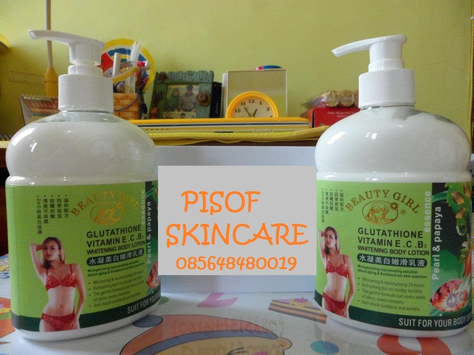 Pisof SKINCARE BEAUTY GIRL WHITENING BODY LOTION ( LGlutathione Lotion)
