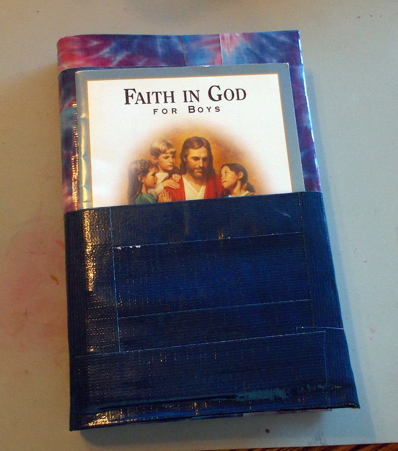 LDS Scouter Book Cover v2.0 (duct tape!)