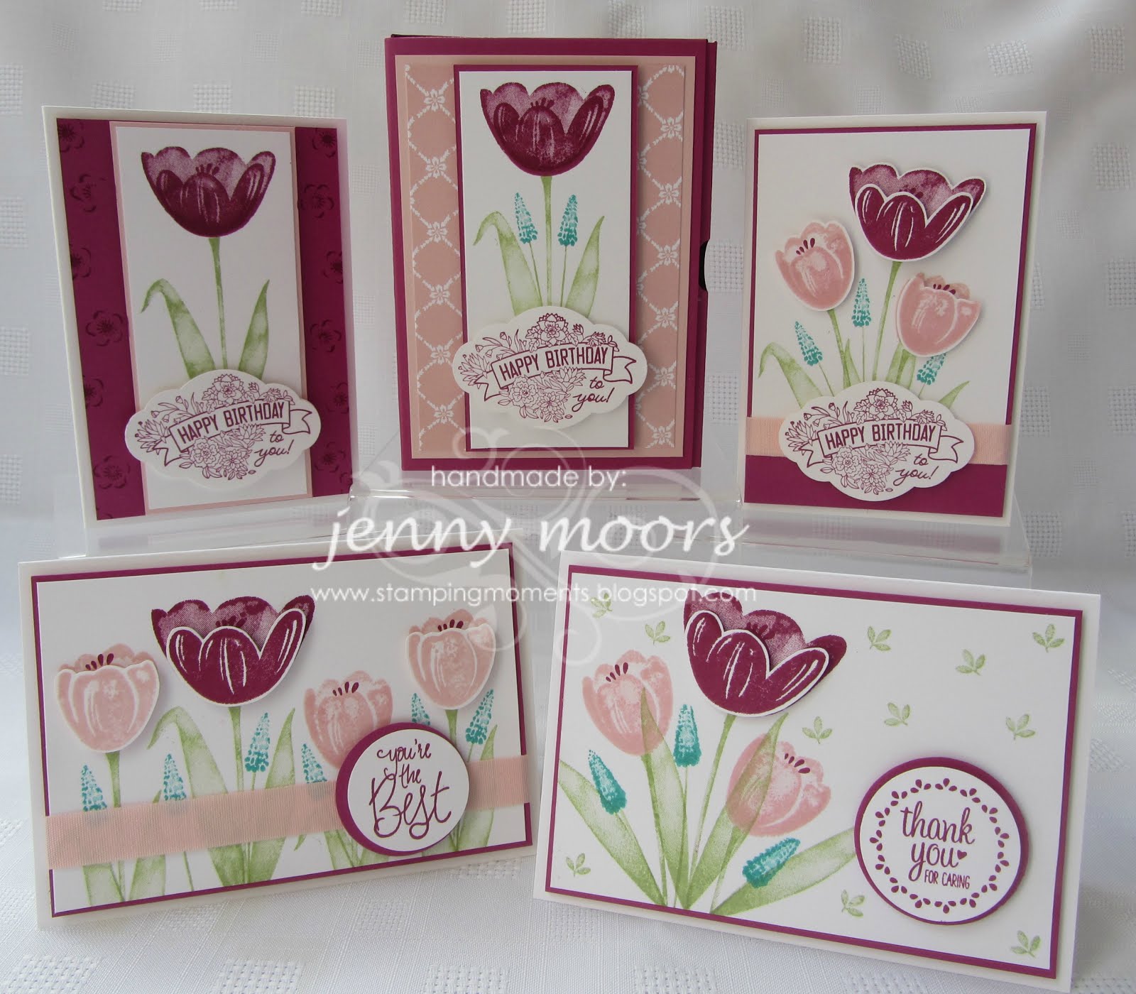 Tranquil Tulip Stamp Class Instructions