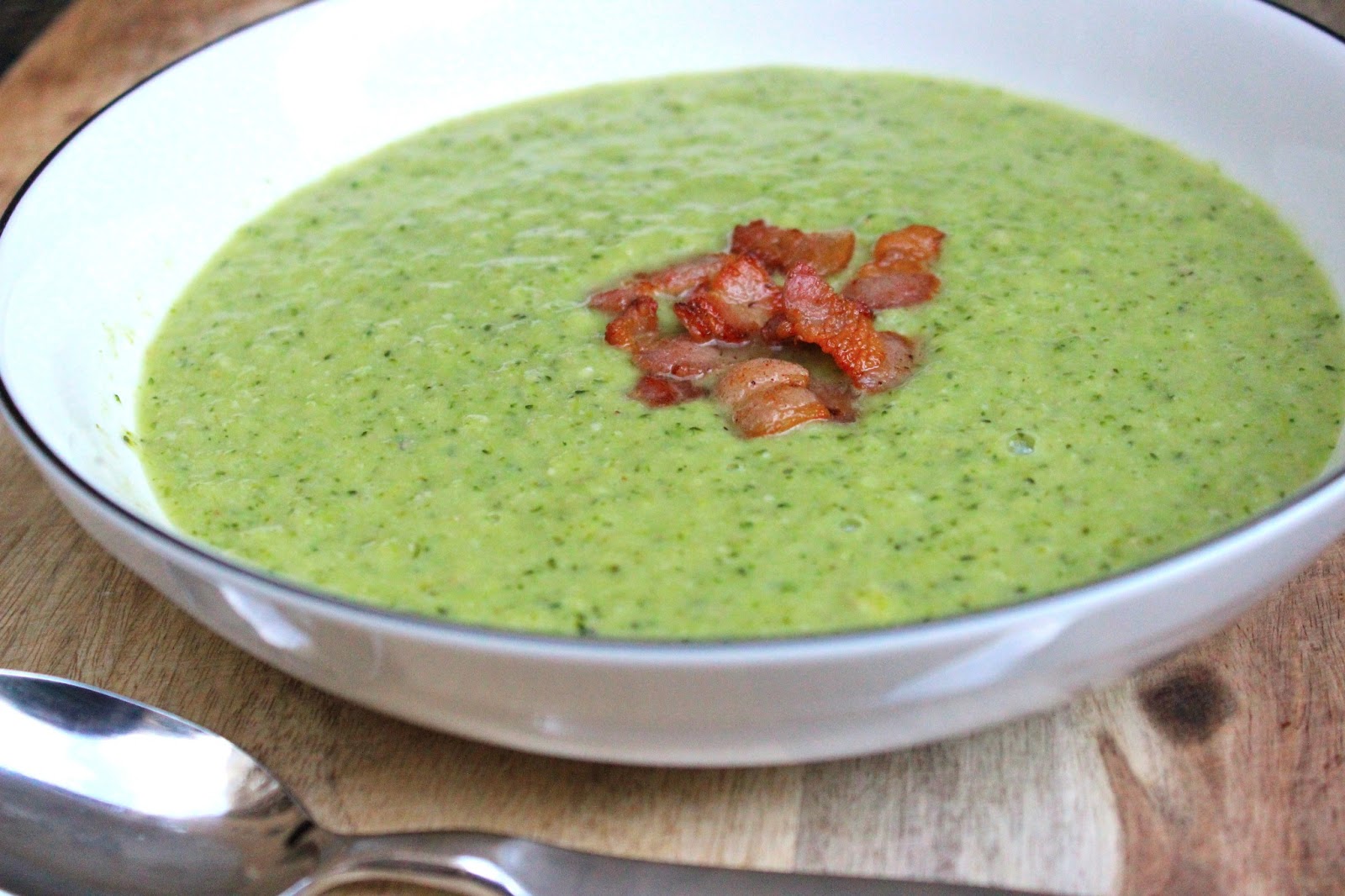 CupcakesOMG! Bacon Soup (with Broccoli and Asparagus)