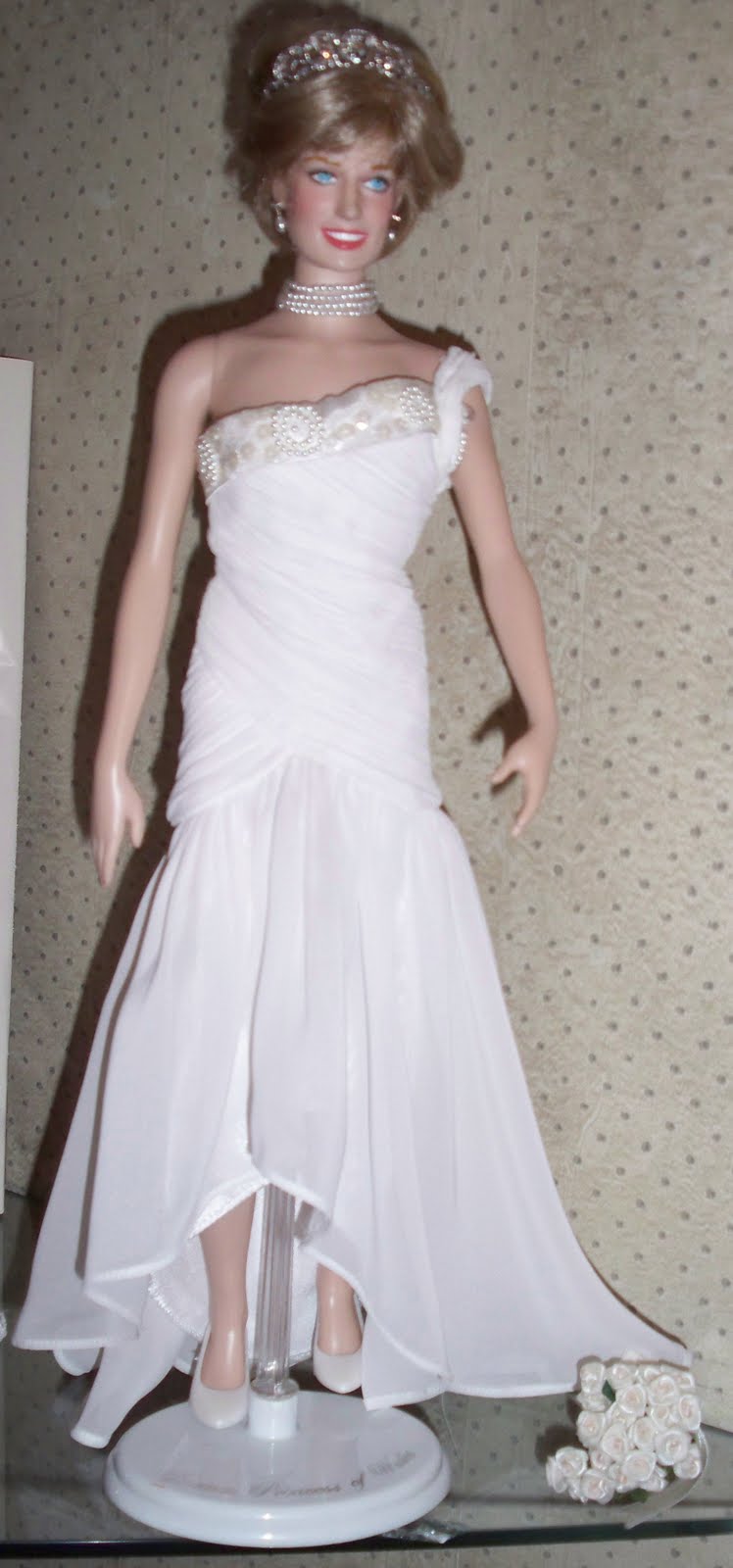 franklin mint princess diana wedding doll