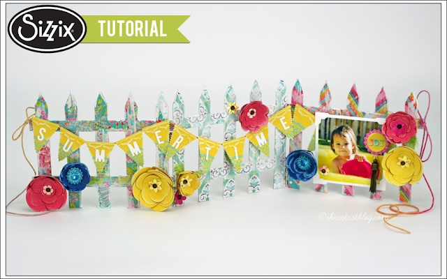 Sizzix Die Cutting Tutorial: Picket Fence Home Decor by Tiffany Johnson Sizzix Die Cutting Tutorial: Picket Fence Home Decor by Tiffany Johnson