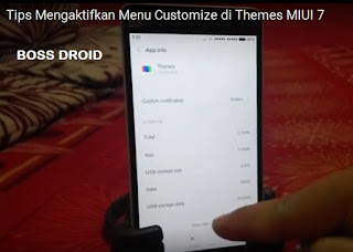 Clear Data Cara Menampilkan Menu Costumize Themes pada Miui 7