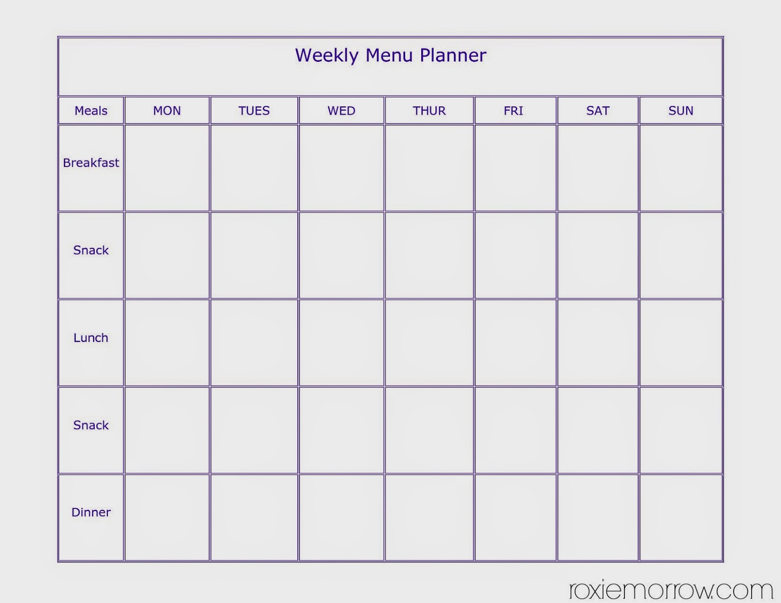 homework planner template
