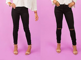 customizar calça jeans preta