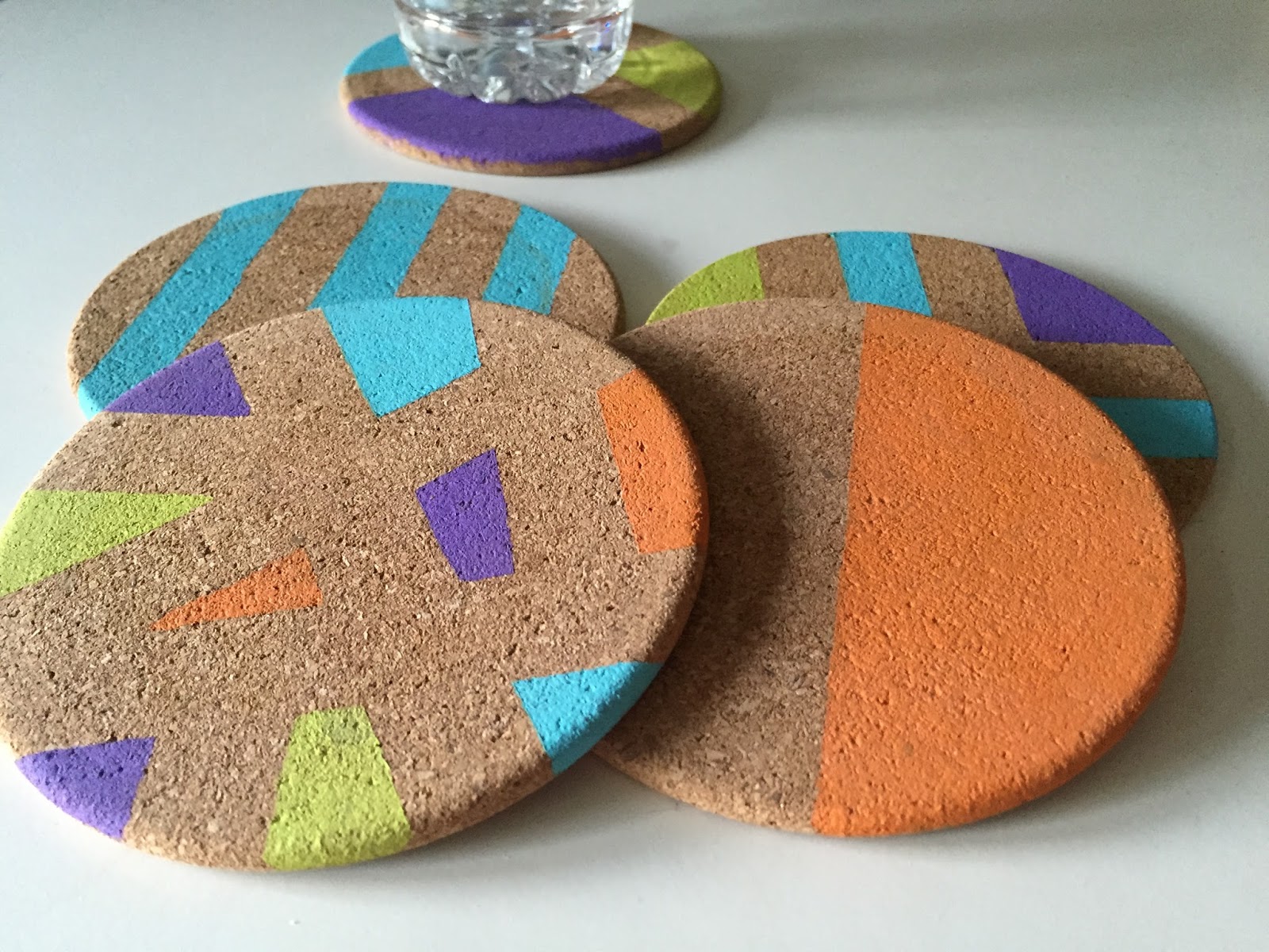 With Love, Two Jays Painted Coasters