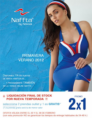 2x1 en el Outlet de la tienda web de Naffta 2x1 en el Outlet de la tienda web de Naffta