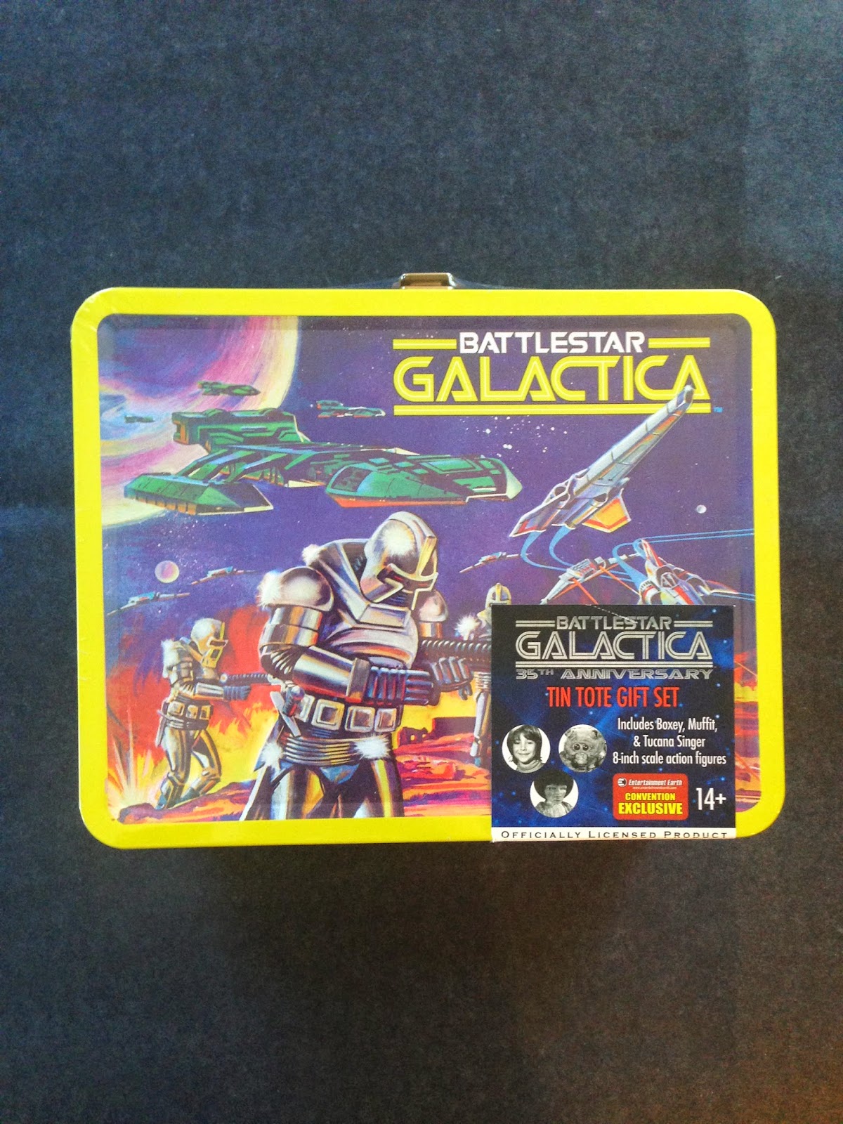 Battlestar Galactica 35th Ann Retro Tin Tote 