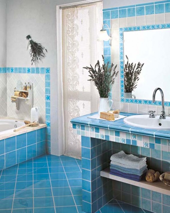 Ideas para decorar baños con azulejos ~ dikidu.com