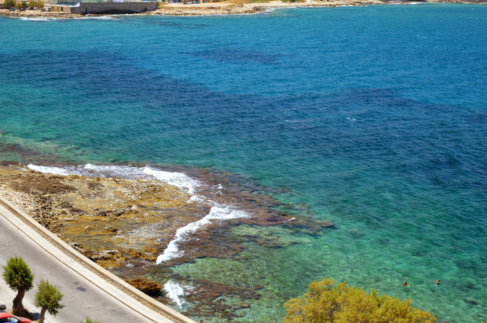 View of the sea from Fortez, am old fortress in Rethimno, Crete, Greece. View of the sea from Fortez, am old fortress in Rethimno, Crete, Greece.