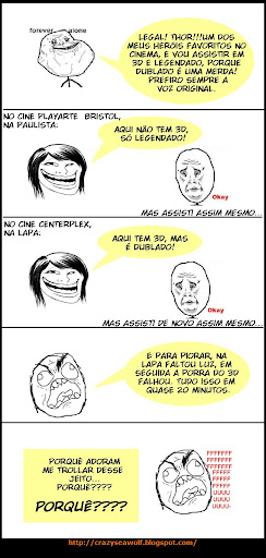 Trollado no cinema, mas Thor é demais!!!