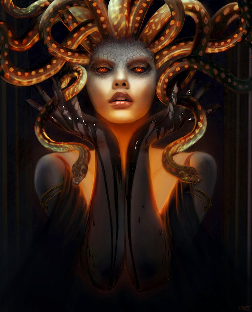 HIJA DE LA LUNA: MEDUSA, LA GORGONA