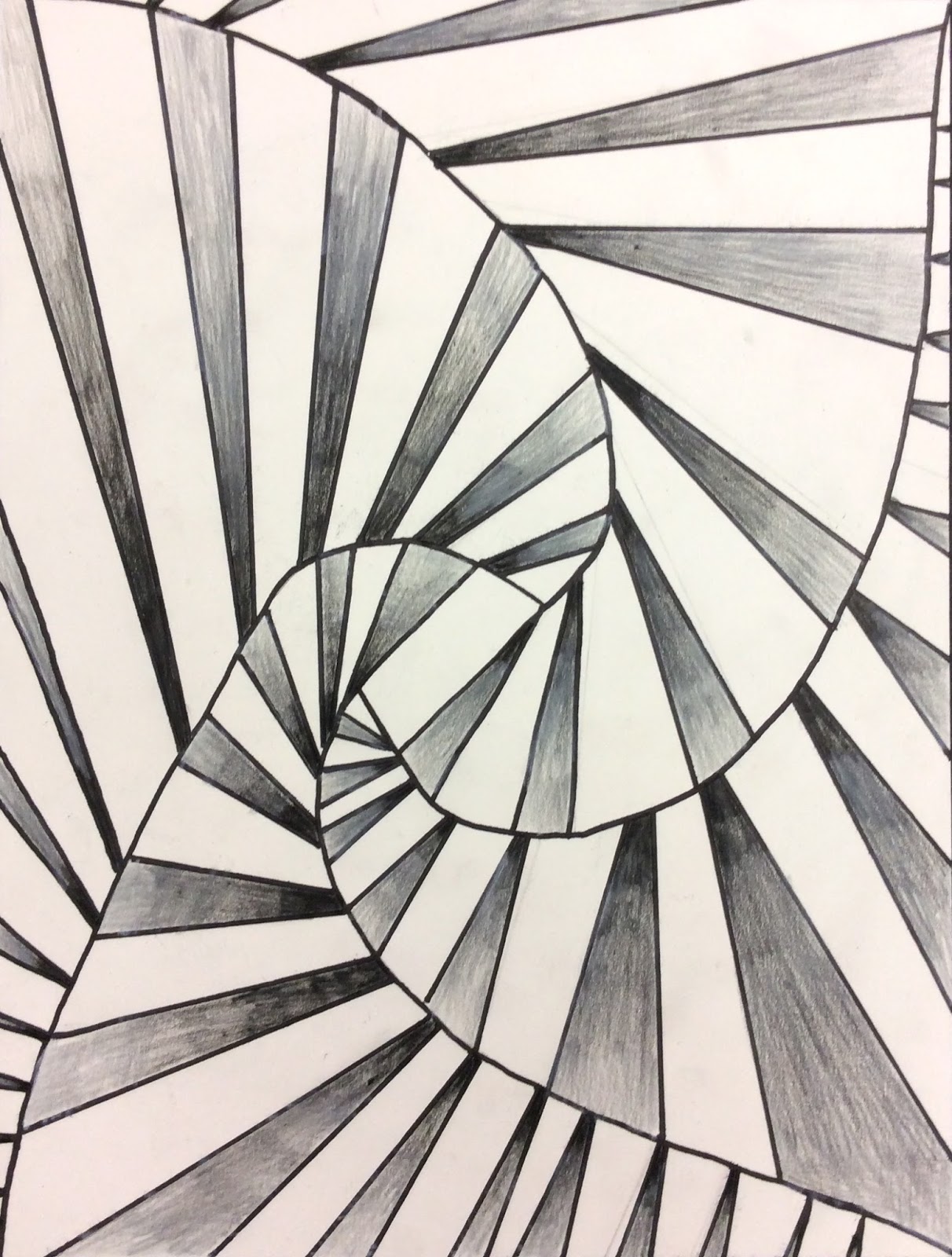 That Little Art Teacher Op Art and Colored Pencil Tutorial Art 1