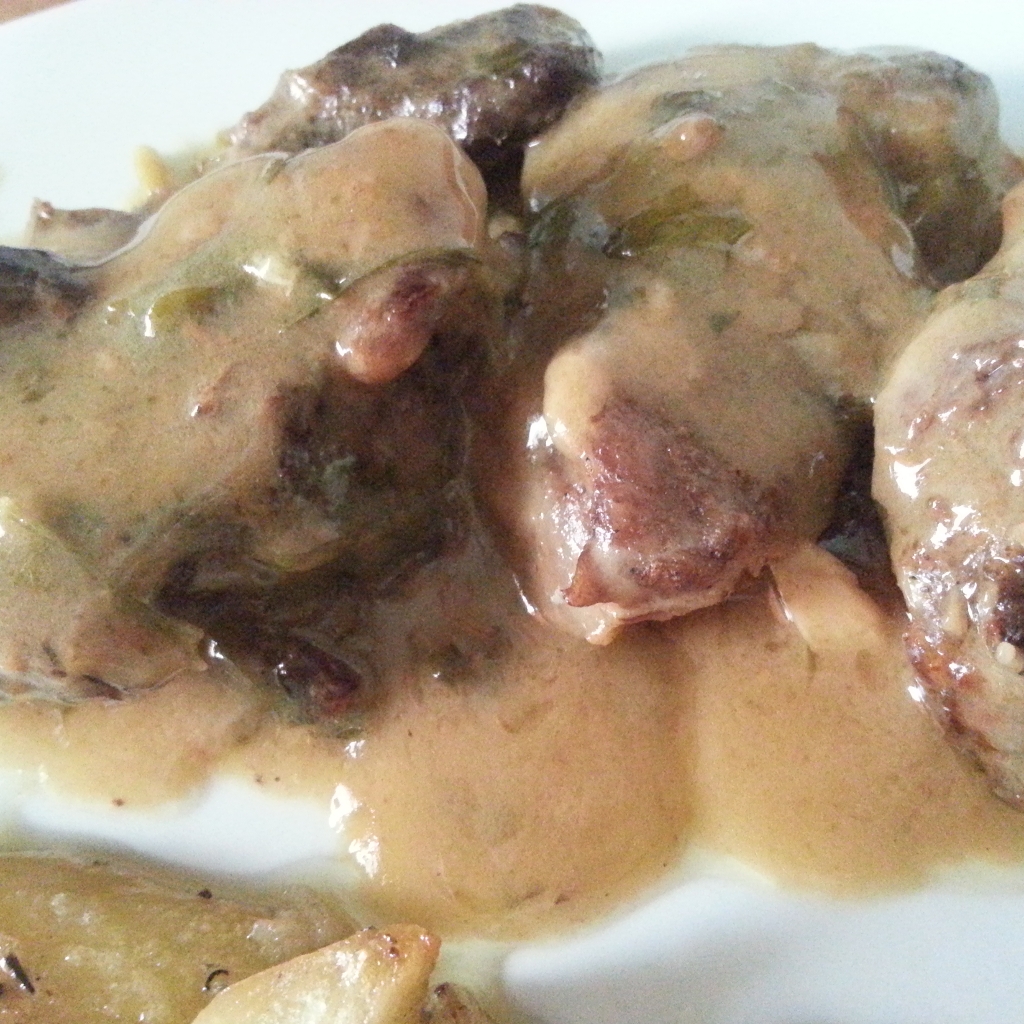 Momzcuisine Sauteed Meat a.k.a Sofrito a Corfiot Specialty!