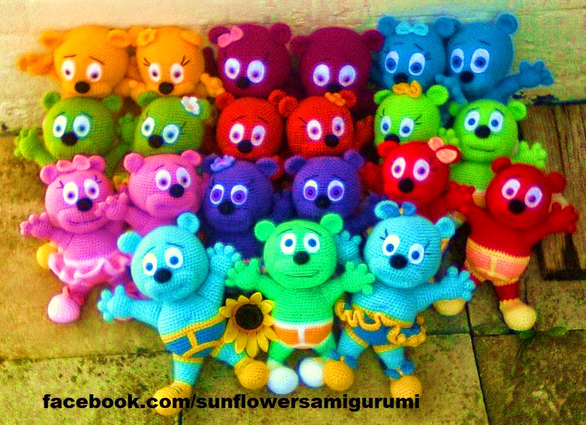 20+1 kummikommikaru.20+1 Gummy Bears. - Knitting, Crochet ...