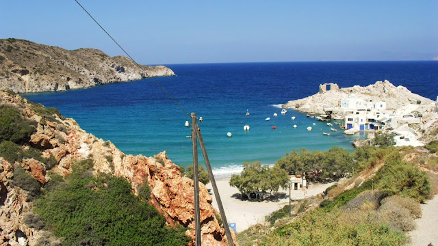 Firopotamos beach Milos island