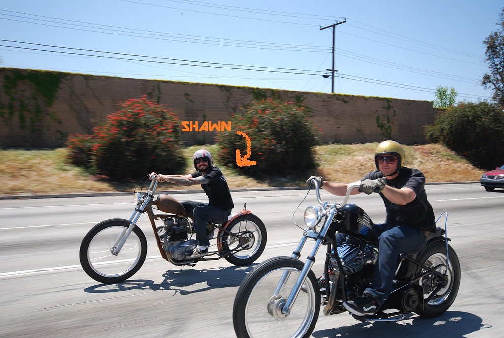 born free show builder profile shawn donahue biltwell flyer handlebars