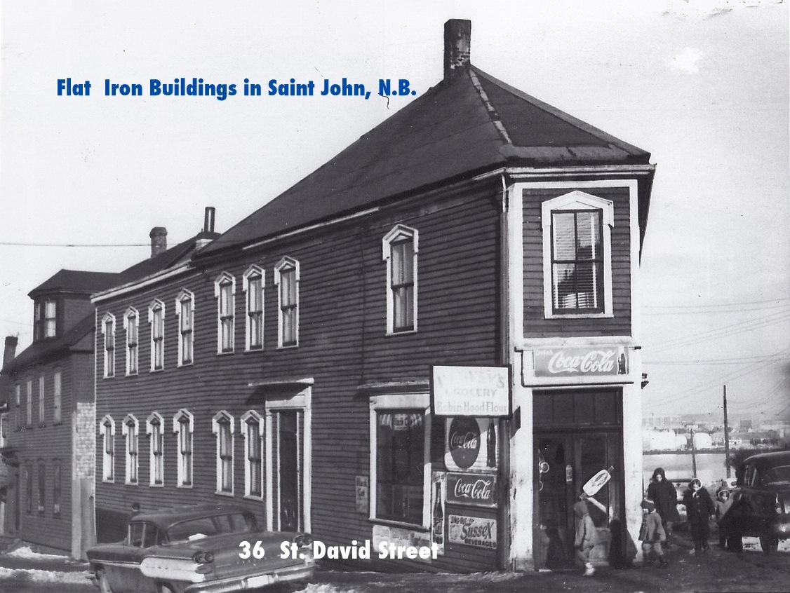 HISTORIC SAINT JOHN STREETS Flat Iron Buildings in Saint John, N.B.