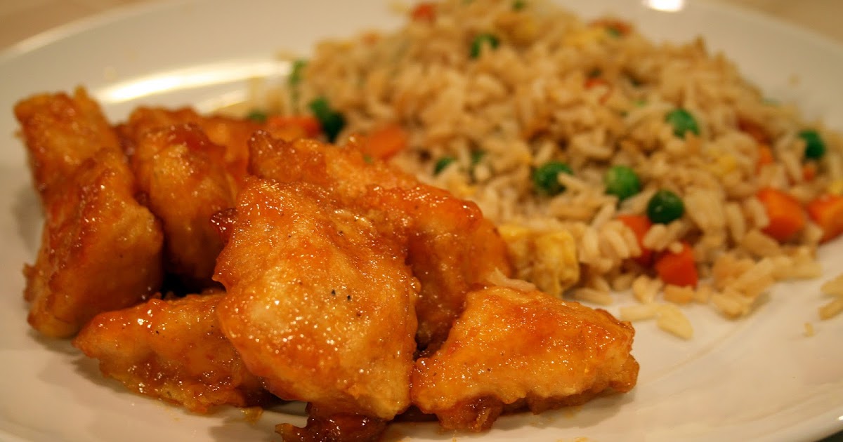 Lazy Gluten Free Baked Sweet & Sour Chicken with Fried Rice