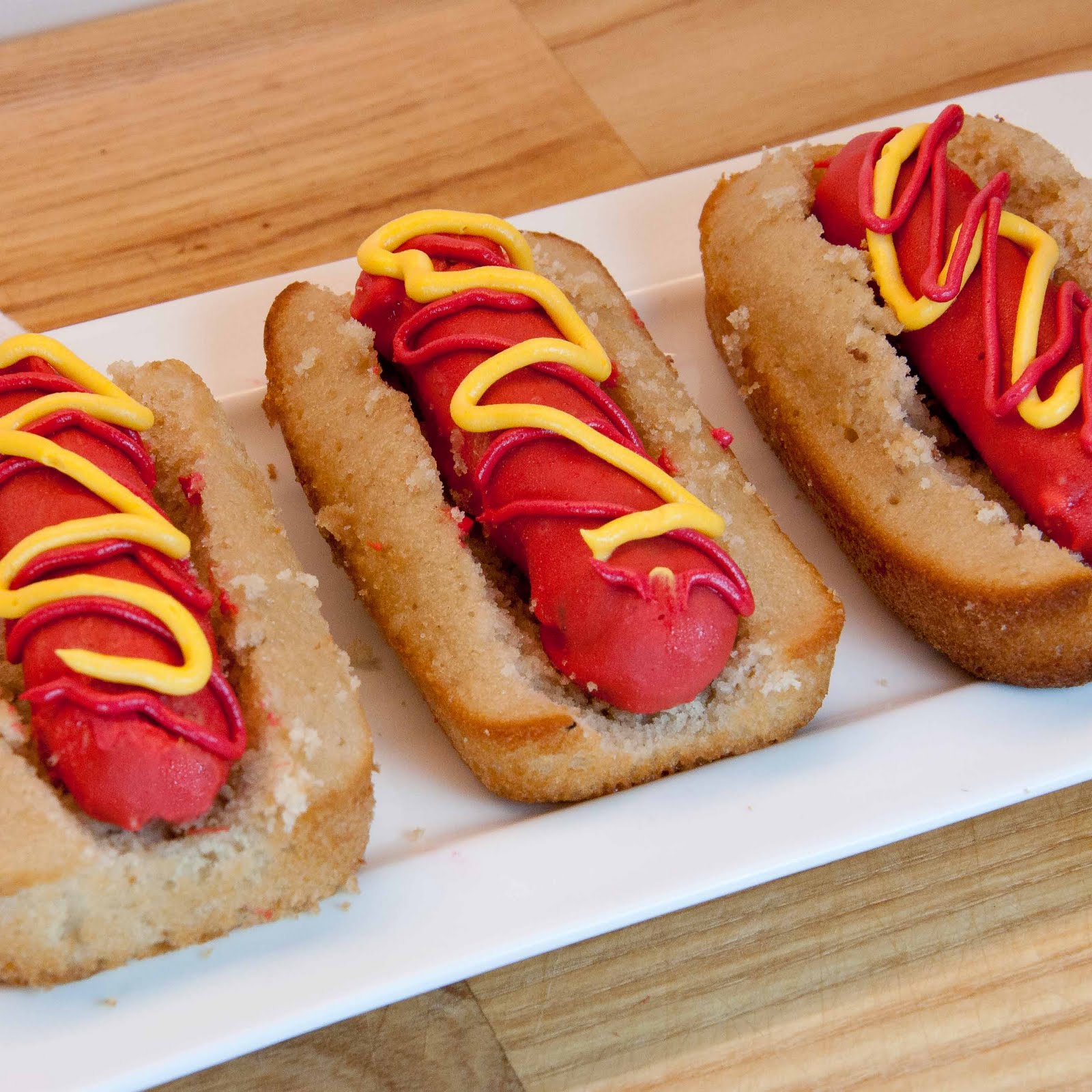 Sweet Twist of Blogging Hot dogs and Hamburgers for Dessert??
