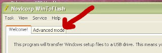 advanced mode windows tab