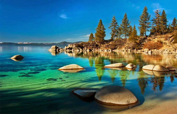 Tahoe – Two Million Years Old Clear Alpine Lake in USA Tahoe – Two Million Years Old Clear Alpine Lake in USA