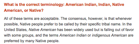 American Indian or Native American?