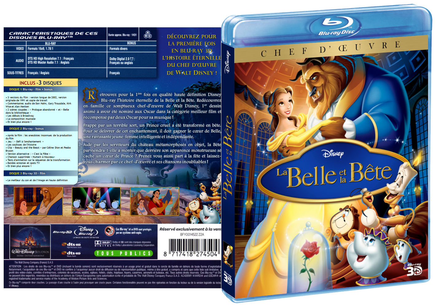 Les jaquettes de fans (DVD, Blu-ray) - Page 10 Belle-et-la-bete_bluray3D+3