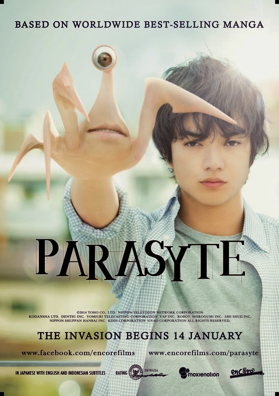 Parasyte poster 70x100cm1 1 - kiseijuu : sei no kakuritsu tanıtım - figurex anime