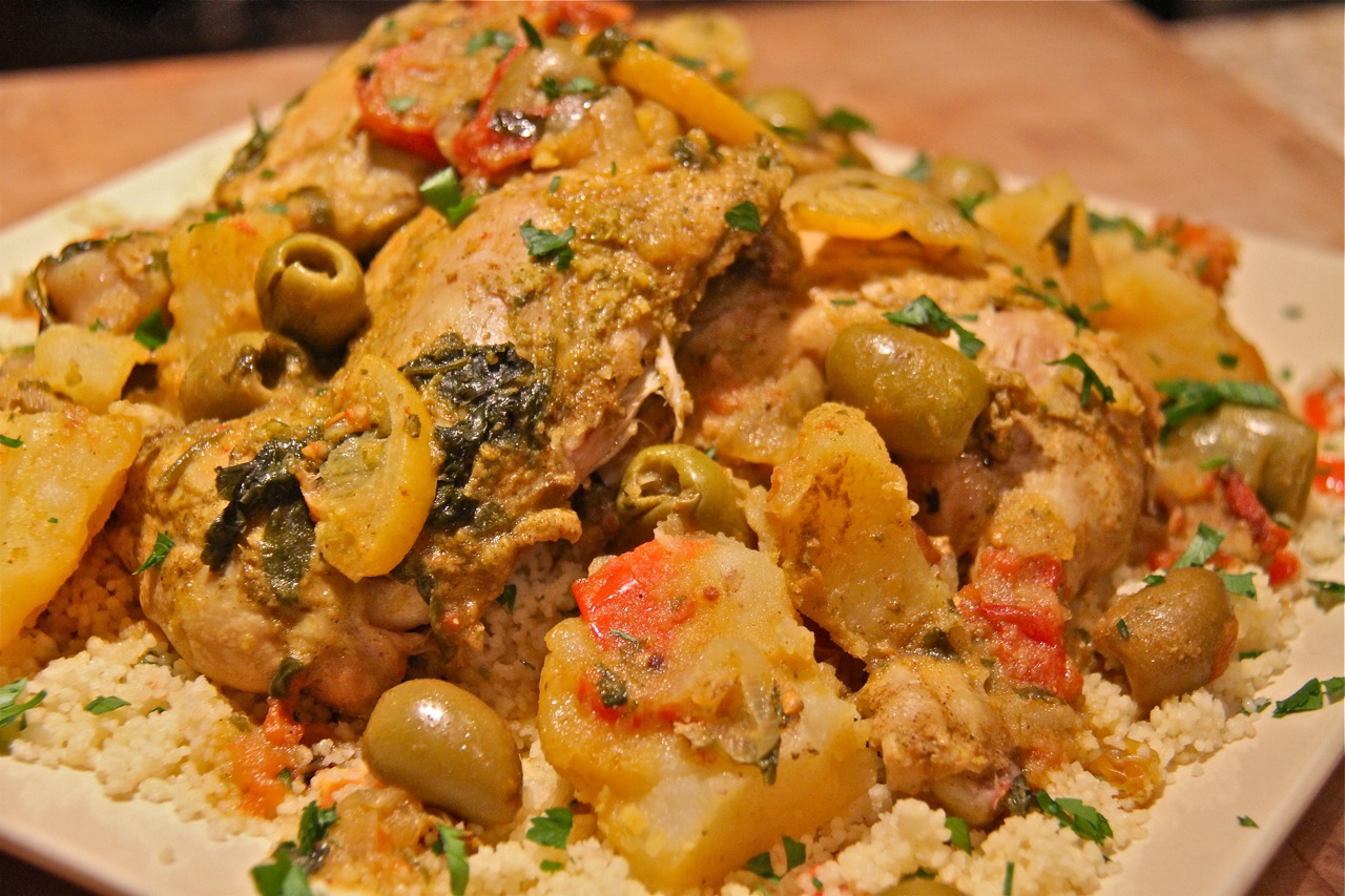 Foodtravelinsider Simple Moroccan Chicken Tagine with Preserved Lemons