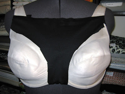 Modesty panel ponte knit www.sewplus.blogspot.com