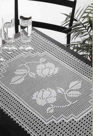 Yeni Orgu Modasi Tig Isi Dantel Masa Ortuleri 2013