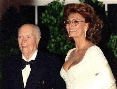 Carlo Ponti Sophia Loren Beyaz Saray davetinde Carlo Ponti Sophia Loren Beyaz Saray davetinde
